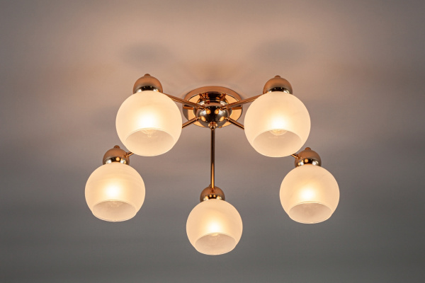 Светильник 1114/5P Escada потол. E14*60W Gold