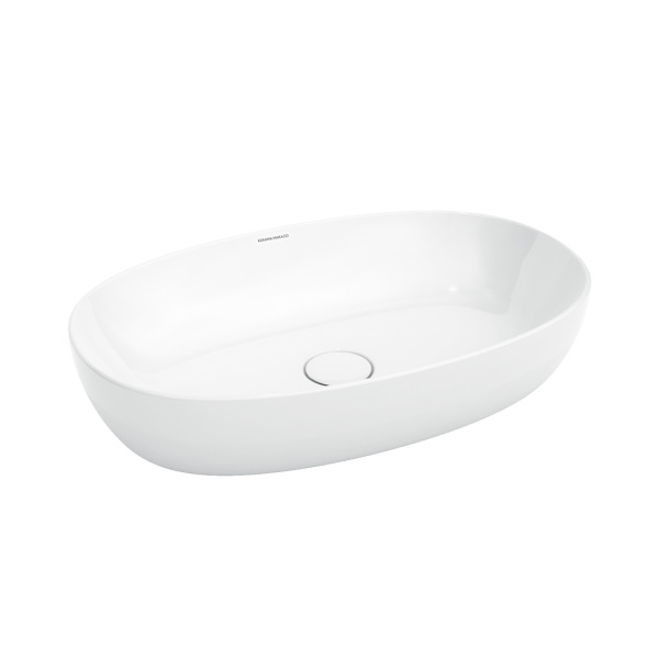 Раковина PLAZA накладная 60, белая глян. PLR.wb.60