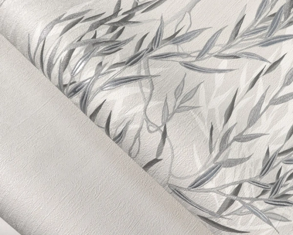 201703E Обои Solo Willow Ива серо-гол.на св.сером фоне к E201803 Комп.вин.на флиз.1,06*10 РАСПРОДАЖА