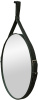 Зеркало Ритц D 650 на ремне из натуральной кожи черного цвета БЕЗ ПОДСВЕТКИ