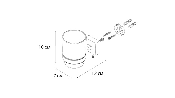 Акс.БОГЕМА подстаканник одинар. FX78506
