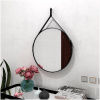 Зеркало Ритц D 650 на ремне из натуральной кожи черного цвета БЕЗ ПОДСВЕТКИ