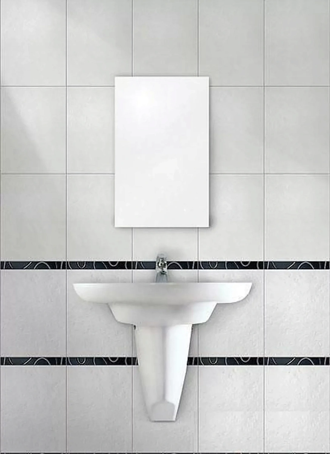 Белое солнце Керам.плитка 20х30х0,69 (0,06/1,5/ 96)  глянцевый 1 сорт 8000N