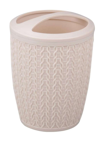 Подставка ДЗЩ Вязаное плетение беж М6876/18