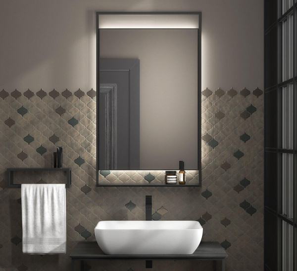 Раковина PLAZA накладная 55, белая глян. PLR.wb.55