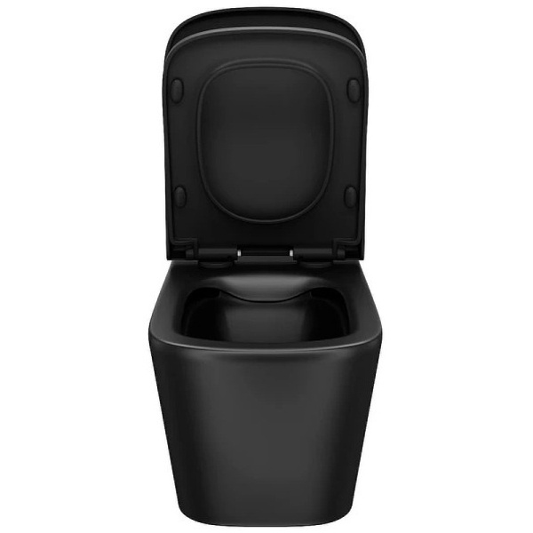 Унитаз подвес IDDIS Bild BILR2BMi25 безободковы+сид ЧЕРНЫЙ МАТОВЫЙ